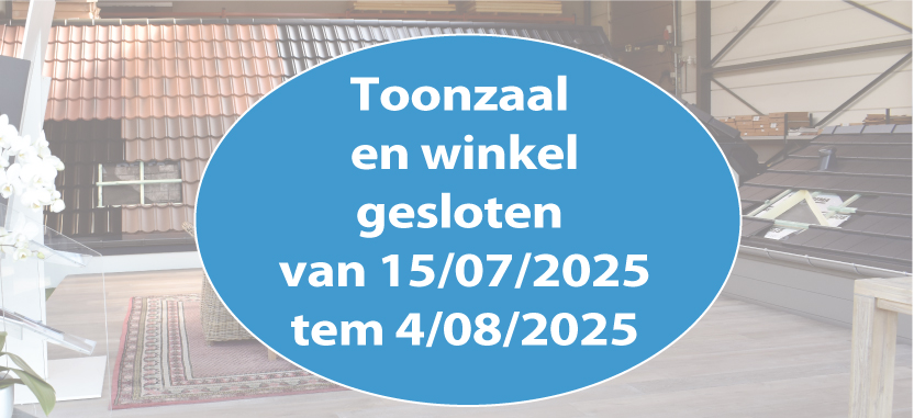 Toonzaal gesloten tijdens het bouwverlof van 14/07 tot 4/08/2025